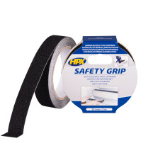 Стрічка безпеки SAFETY GRIP 25мм х 5м чорна