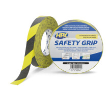 Лента безопасности SAFETY GRIP 25мм х 18м черно-желтая