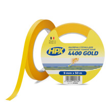 Малярная лента HPX 4400 Gold 9мм х 50м желтый