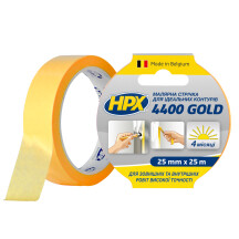 Малярська стрічка HPX 4400 Gold 25мм х 25м жовтий