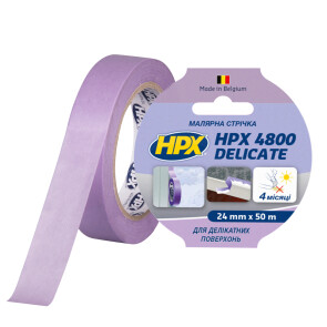 Малярная лента HPX 4800 Delicate 25мм х 50м пурпурный №1