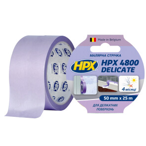 Малярная лента HPX 4800 Delicate 50мм х 25м пурпурный №1