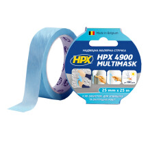 Малярная лента HPX 4900 Multimask 25мм х 25м голубой