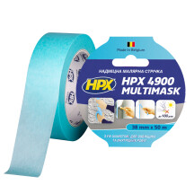 Малярська стрічка HPX 4900 Multimask 38мм х 50м блакитний