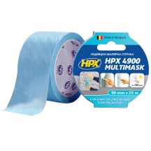 Малярная лента HPX 4900 Multimask 50мм х 25м голубой