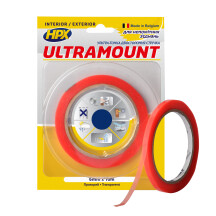 Двухсторонняя лента ULTRA MOUNT 6мм x 10м прозрачная