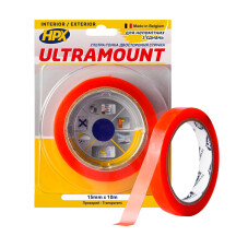 Двухсторонняя лента ULTRA MOUNT 15мм x 10м прозрачная