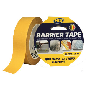 Двухсторонняя лента BARRIER TAPE 30мм х 25м прозрачная №1