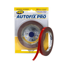 Двухсторонняя лента AUTOFIX PRO 9мм x 5м серая