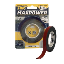 Двостороння стрічка MAXPOWER OUTDOOR 9мм х 2м чорна