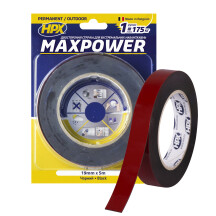 Двухсторонняя лента MAXPOWER OUTDOOR 19мм х 5м черная