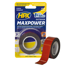 Двостороння стрічка MAXPOWER OUTDOOR 25мм х 1.5м чорна