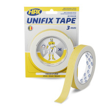 Стрічка двохстороння UNIFIX TAPE 19мм х 1,5м біла