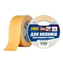 Двухсторонняя лента CARPET TAPE 50мм x 25м белая