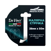 Малярная лента MUSTANG Da Vinci LINE белая 38мм*50м