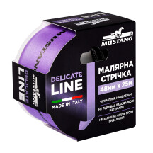 Малярная лента рисовая MUSTANG DELICATE LINE фиолетовая 48мм*25м