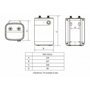 Водонагрівач MIDEA D06-15A(U) №6