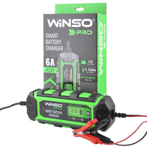 Зарядний пристрій АКБ WINSO PRO LCD 6A, 12V, 4-150Ah №4