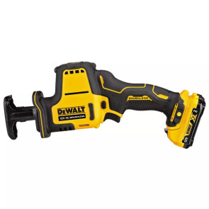 Пила сабельная аккумуляторная DeWALT, 10.8 / 12В XR Li-lon, бесщеточный 0 - 2800 ход / мин, величина хода 16 мм, вес 1.38 кг, 2 аккумулятора 2 Ач, ЗП, TSTAK №2