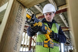 Пила сабельная аккумуляторная DeWALT, 54В XR FLEXVOLT Li-lon 0 - 3000 ход / мин, величина хода 28.6 мм, вес 3.54 кг, без аккумуляторов и ЗП, TSTAK №6