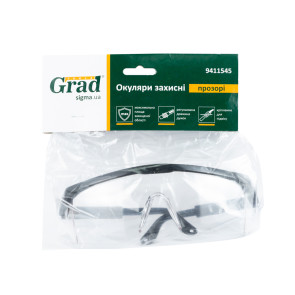 Окуляри захисні (прозорі) GRAD (9411545) №2