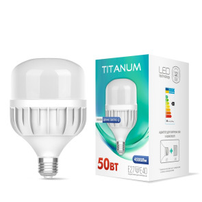Led лампа Titanum A138 50W E27 6500К №1