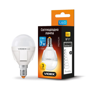 Led лампа Videx Premium G45 7W E14 4100K №1