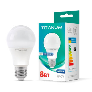 Led лампа Titanum A60 8W E27 4100K №1