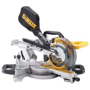 Пила торцовочная аккумуляторная DeWALT, 18В XR Li-Ion, диаметр диска 184x16 мм, 3750 об / мин, XPS, вес 10.5 кг, 2 аккумулятора 4 Ач, зарядное устройство №2