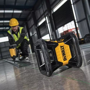 Уровень лазерный ротационный DeWALT, 18В XR Li-Ion, зеленый луч, вес 4.5 кг, 1 аккумулятор 2 Ач, ЗП, чемодан №5