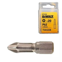 Набір біт DeWALT, торсійні "Extra Grip" Philips, Ph2, L=25 мм, 20 шт