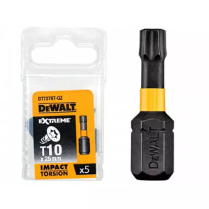 Набор бит DeWALT, ударные IMPACT TORSION, Torx, Т10, L = 25 мм, 5 шт №1