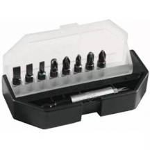 Набор бит STANLEY, Torx, Philips, Pozidriv, PH2, PZ1, PZ2, PZ3, T10, T15, T20, T25, T30, L = 25 мм, 10 шт, пластиковая коробка