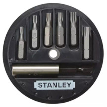 Набор бит STANLEY, Torx, T10, T15, T20, T25, T30, T40, L = 25 мм, 7 шт, пластиковая коробка