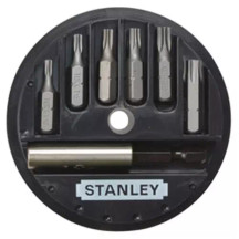 Набір біт STANLEY, Torx, T10, T15, T20, T25, T30, T40, L = 25 мм, 7 шт, пластикова коробка