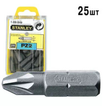 Бита STANLEY с шестигранным хвостовиком 1/4 "Ph3, L = 25мм, 25шт.