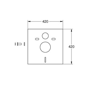 Звукоизоляция для инсталляции Grohe Rapid SL 37131000 №2