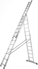 Алюминиевая трехсекционная усиленная лестница Stark 3*13 SVHR3x13pro (525313511) №1