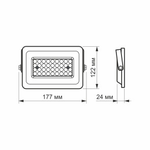 LED прожектор VIDEX F2e 30W 5000K №4