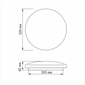 LED світильник настінно-стельовий TITANUM 24 W 4100K Зоряне небо №3