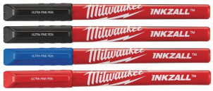 Набор ручек Milwaukee Fine Tip InkZAll 4 шт 48223165 №1