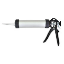 Пистолет для герметика полуоткрытый пластмассовый, металлическая ручка Favorit | 12-021