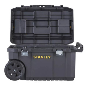 Ящик STANLEY "ESSENTIAL CHEST", 665x404x344 мм, объем 50 л, пластиковый, колеса и телескопическая ручка, грузоподъемность 40 кг №3