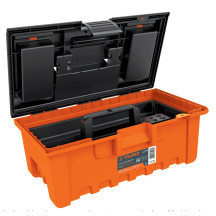Кейс для инструментов, Extra-Wide оранжевый с органайзером 360х200х170, 0,8 кг