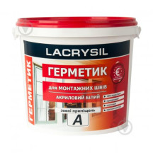 Герметик для швов Lacrysil снаружи помещений А белый 7 кг