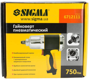 Гайковерт пневматичний Sigma 1/2" 750Нм №8