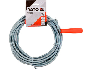 Трос сантехнический для чистки канализации 9 мм 10 метров Yato YT-25005 №3