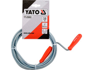 Трос для каналізаційних засоров 6 мм 3 метри Yato YT-25002 №3