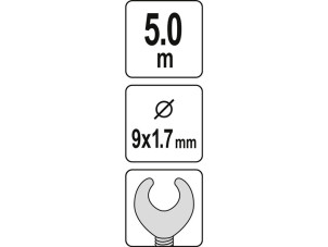 Трос канализационный 9 мм 5 метров Yato YT-25004 №4