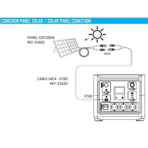 Кабель GENERGY ZERO XT60-MC4(240000200) №1